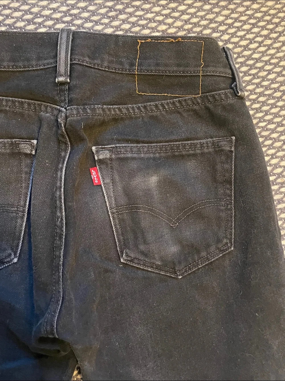Levi’s 505 Men's Black Straight-Leg Jeans